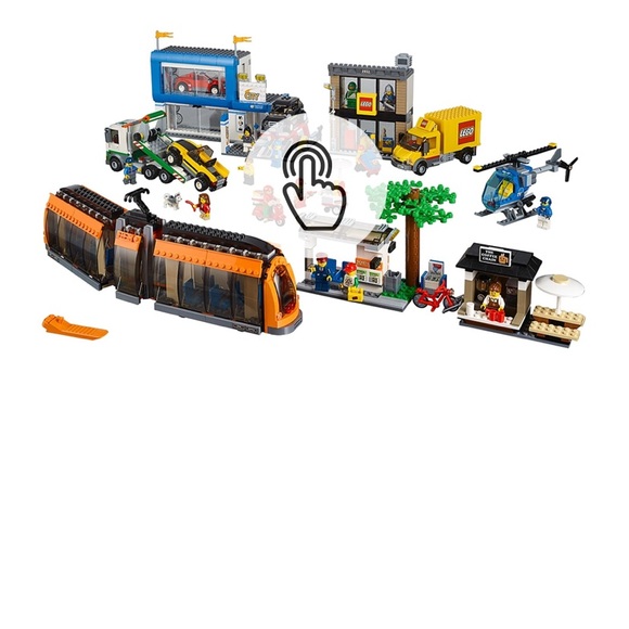 *Retired* Lego City Square set Set 60097 - Picture 12 of 16